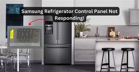 samsung refrigerator control panel not working